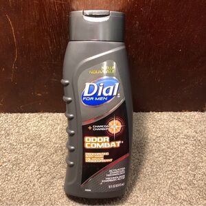 Dial For Men Odor Combat Charcoal + Carbon Deodorizing Body Wash 16oz